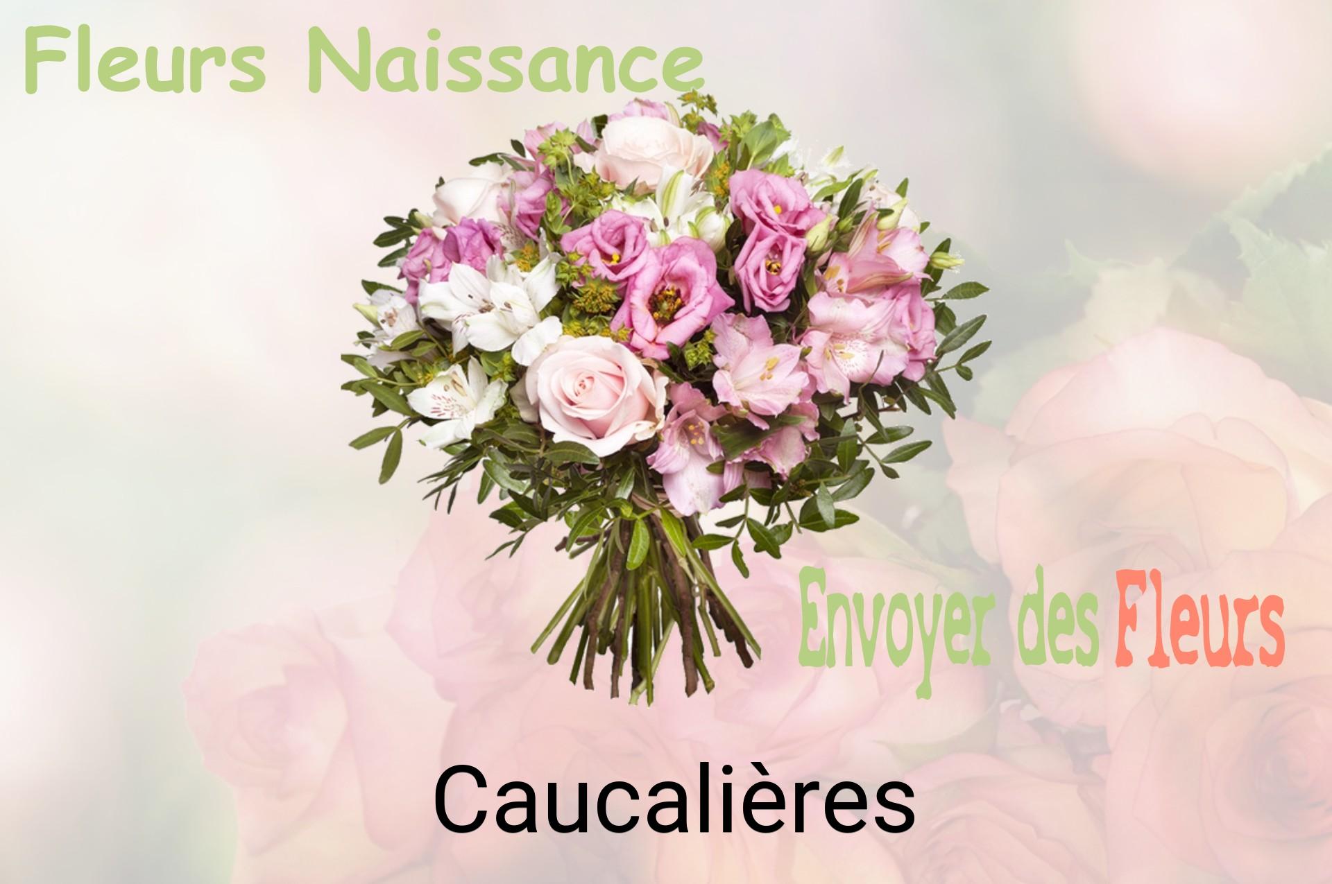 Bouquet de fleurs de naissance livré à Caucalières